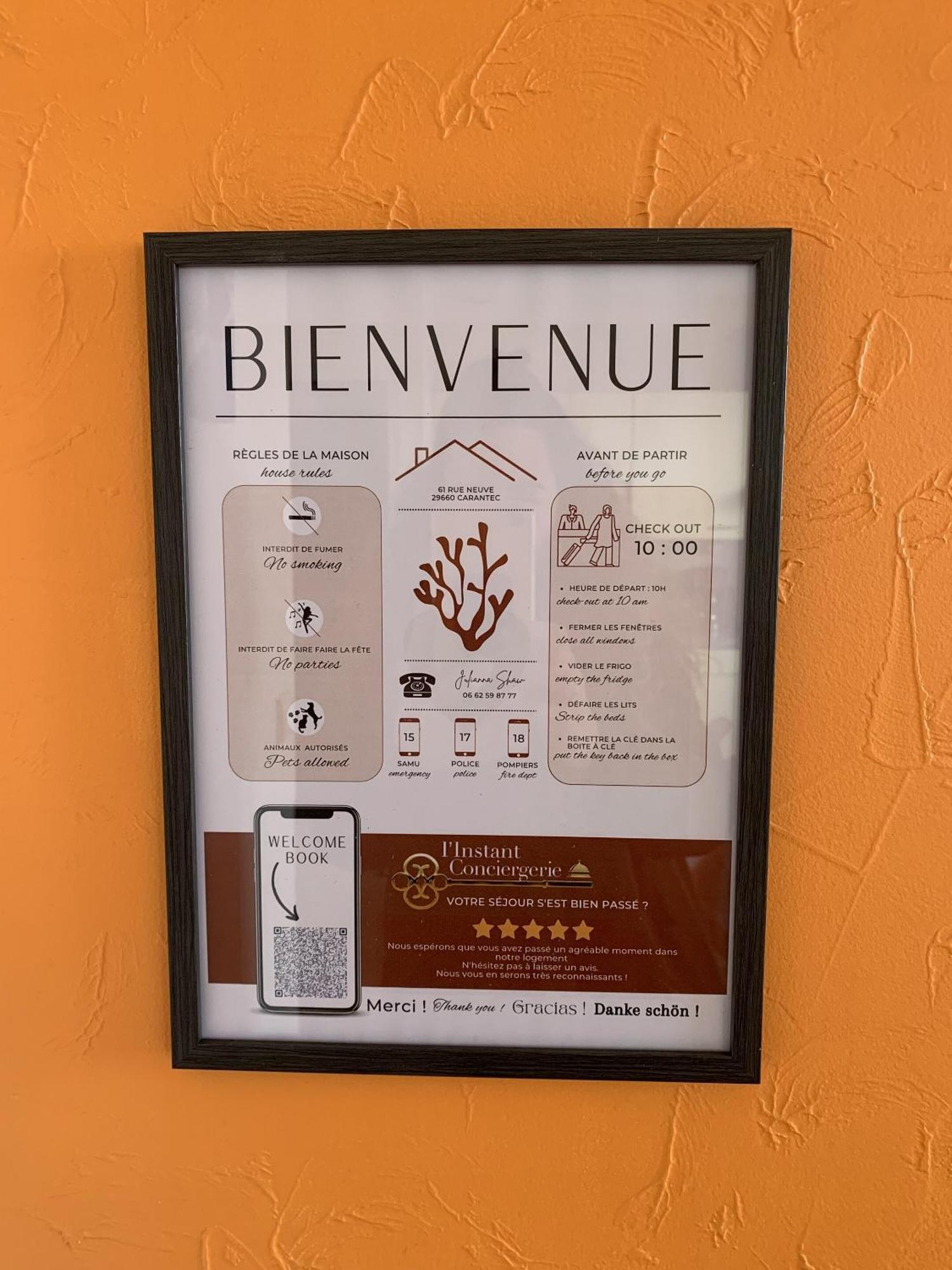 Residence Des Bains Carantec Rum bild