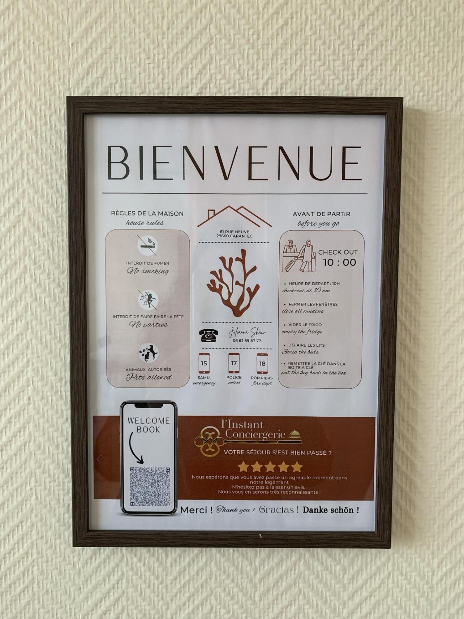 Residence Des Bains Carantec Rum bild